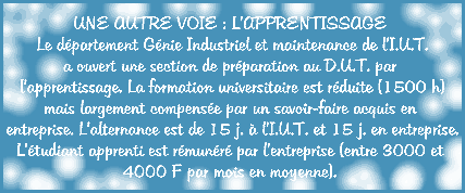 L'apprentissage